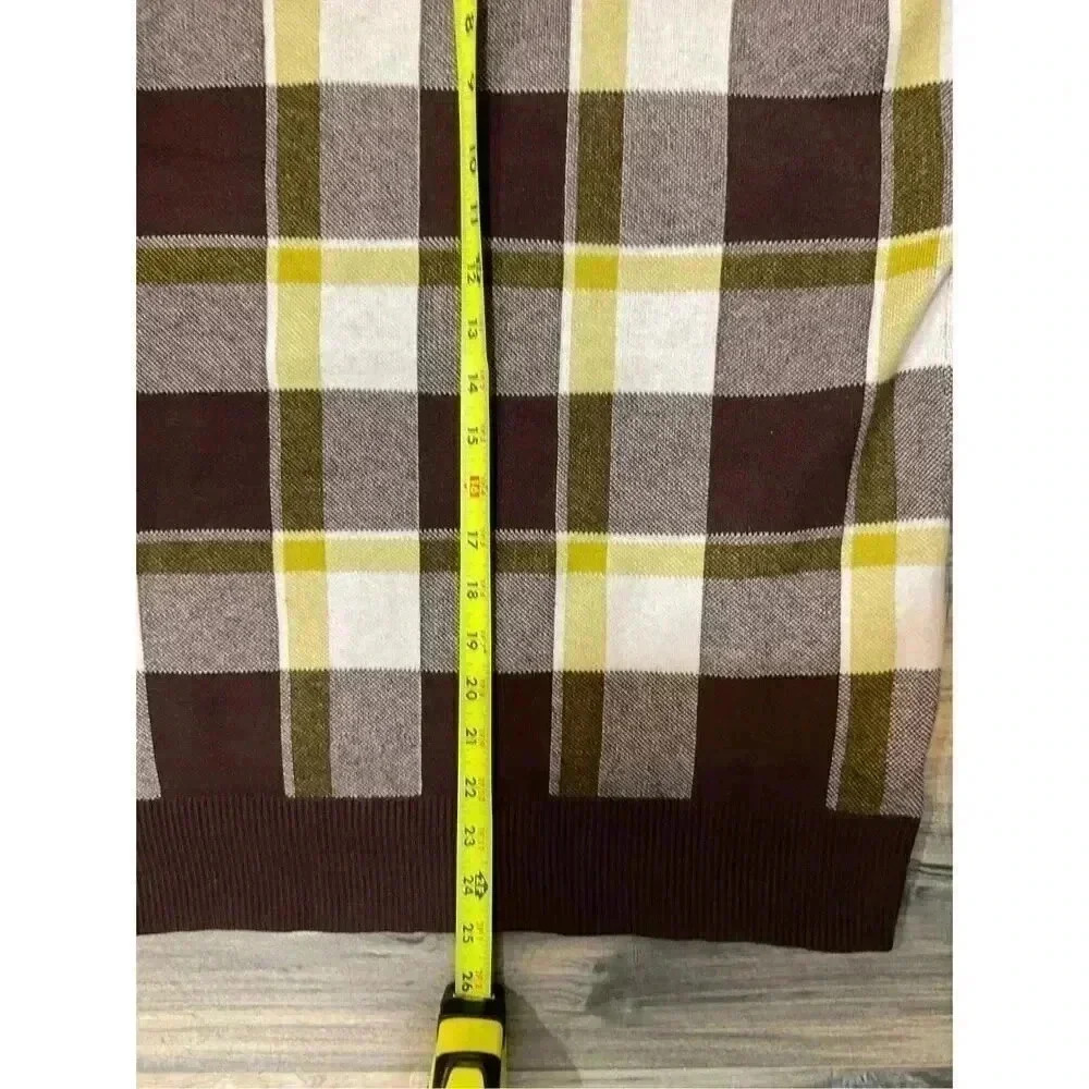 Tahari Plaid Turtleneck Sweater for Women Size Small - Picture 8 of 10